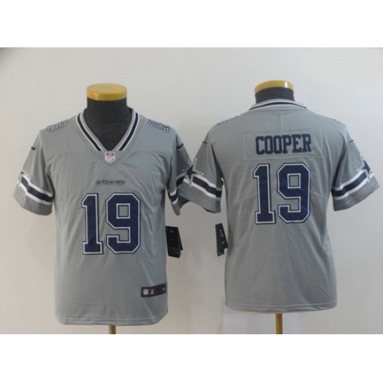 Youth Nike Cowboys 19 Amari Cooper Gray Inverted Legend Limited Jersey Youth Nike Cowboys 19 Amari Cooper Gray Inverted Legend Limited Jersey