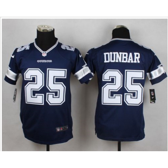 Youth Nike Cowboys #25 Lance Dunbar Navy Blue Team Color NFL Elite Jersey Youth Nike Cowboys #25 Lance Dunbar Navy Blue Team Color NFL Elite Jersey