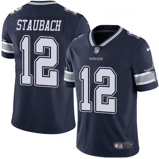 Youth Nike Dallas Cowboys 12 Roger Staubach Navy Blue Team Color Vapor Untouchable Limited Player NFL Jersey Youth Nike Dallas Cowboys 12 Roger Staubach Navy Blue Team Color Vapor Untouchable Limited Player NFL Jersey