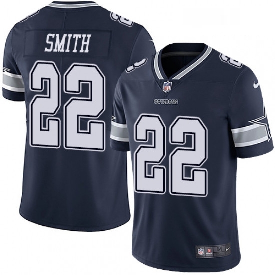 Youth Nike Dallas Cowboys 22 Emmitt Smith Navy Blue Team Color Vapor Untouchable Limited Player NFL Jersey Youth Nike Dallas Cowboys 22 Emmitt Smith Navy Blue Team Color Vapor Untouchable Limited Player NFL Jersey