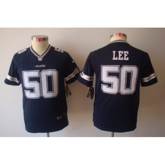 Youth Nike Dallas Cowboys #50 Lee Blue Color Limited Jerseys Youth Nike Dallas Cowboys #50 Lee Blue Color Limited Jerseys