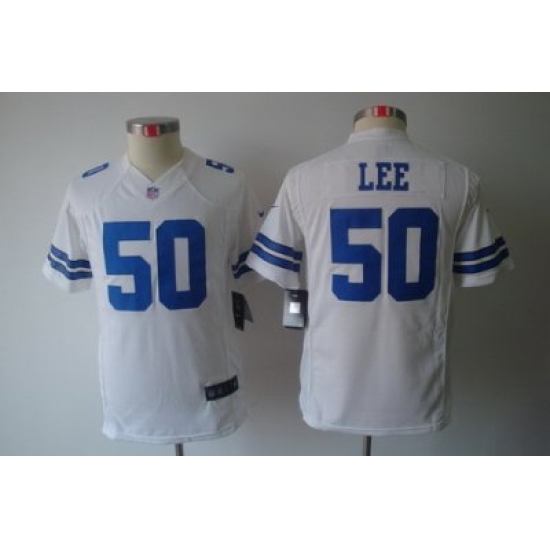 Youth Nike Dallas Cowboys #50 Lee White Color Limited Jerseys Youth Nike Dallas Cowboys #50 Lee White Color Limited Jerseys
