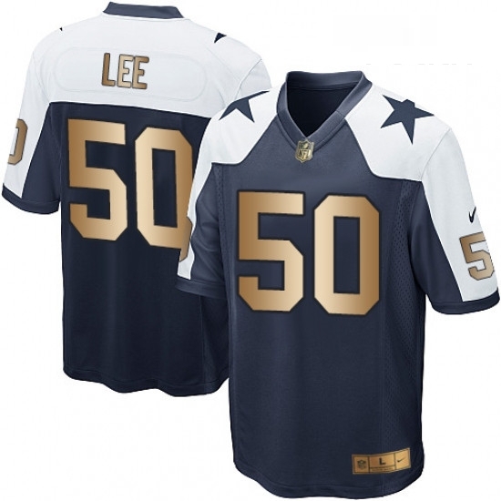 Youth Nike Dallas Cowboys 50 Sean Lee Elite NavyGold Throwback Alternate NFL Jersey Youth Nike Dallas Cowboys 50 Sean Lee Elite NavyGold Throwback Alternate NFL Jersey