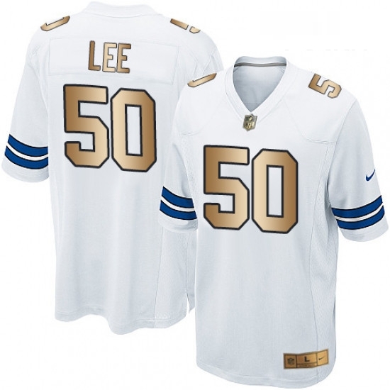 Youth Nike Dallas Cowboys 50 Sean Lee Elite WhiteGold NFL Jersey Youth Nike Dallas Cowboys 50 Sean Lee Elite WhiteGold NFL Jersey