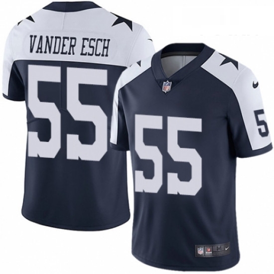 Youth Nike Dallas Cowboys 55 Leighton Vander Esch Navy Blue Throwback Alternate Vapor Untouchable Limited Player NFL Jersey Youth Nike Dallas Cowboys 55 Leighton Vander Esch Navy Blue Throwback Alternate Vapor Untouchable Limited Player NFL Jersey