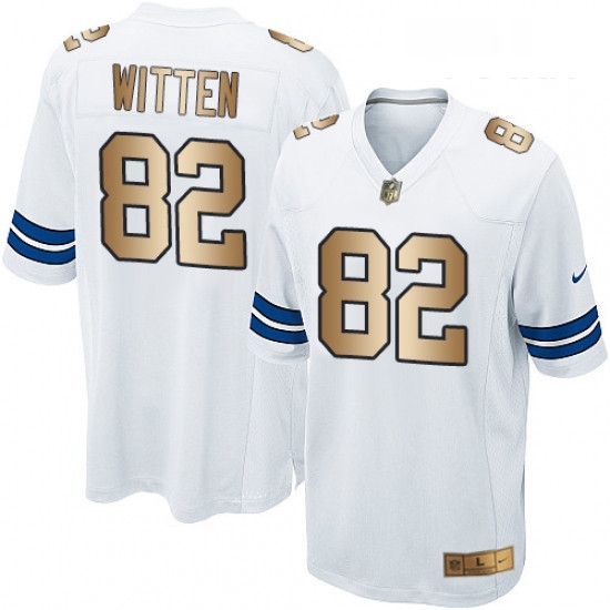 Youth Nike Dallas Cowboys 82 Jason Witten Elite WhiteGold NFL Jersey Youth Nike Dallas Cowboys 82 Jason Witten Elite WhiteGold NFL Jersey