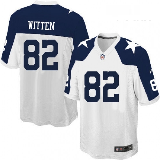 Youth Nike Dallas Cowboys 82 Jason Witten Limited White Throwback Alternate NFL Jersey Youth Nike Dallas Cowboys 82 Jason Witten Limited White Throwback Alternate NFL Jersey