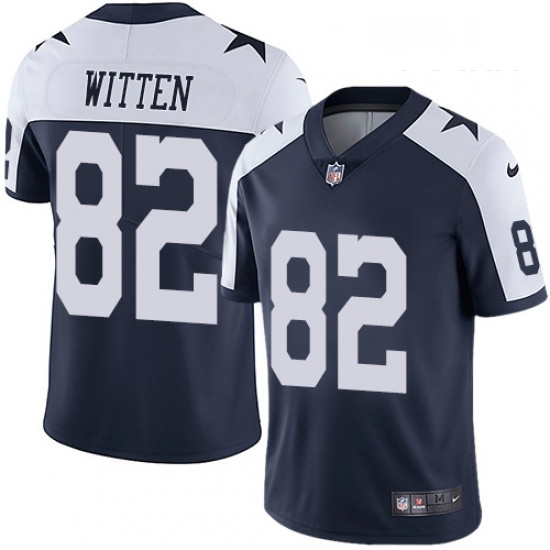 Youth Nike Dallas Cowboys 82 Jason Witten Navy Blue Throwback Alternate Vapor Untouchable Limited Player NFL Jersey Youth Nike Dallas Cowboys 82 Jason Witten Navy Blue Throwback Alternate Vapor Untouchable Limited Player NFL Jersey