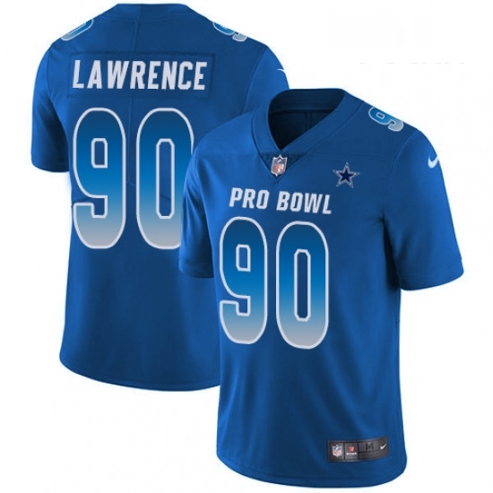 Youth Nike Dallas Cowboys 90 DeMarcus Lawrence Limited Royal Blue 2018 Pro Bowl NFL Jersey Youth Nike Dallas Cowboys 90 DeMarcus Lawrence Limited Royal Blue 2018 Pro Bowl NFL Jersey