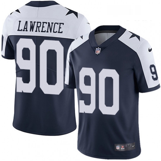 Youth Nike Dallas Cowboys 90 Demarcus Lawrence Navy Blue Throwback Alternate Vapor Untouchable Limited Player NFL Jersey Youth Nike Dallas Cowboys 90 Demarcus Lawrence Navy Blue Throwback Alternate Vapor Untouchable Limited Player NFL Jersey