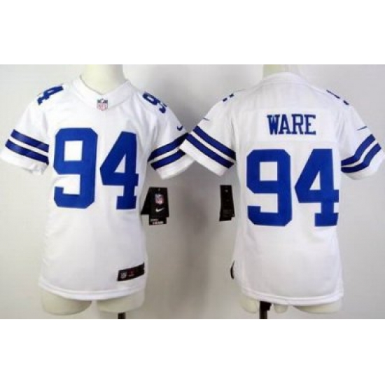 Youth Nike Dallas Cowboys #94 DeMarcus Ware White Nike NFL Jerseys Youth Nike Dallas Cowboys #94 DeMarcus Ware White Nike NFL Jerseys
