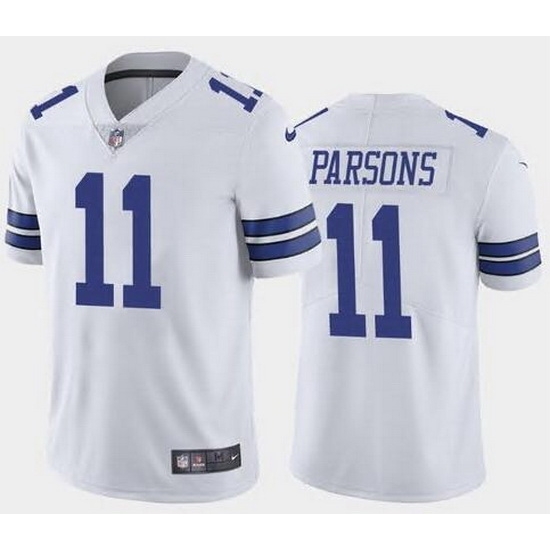 Youth Nike Dallas Cowboys Micah Parsons #11 White Vapor Limited Stitched NFL Jersey Youth Nike Dallas Cowboys Micah Parsons #11 White Vapor Limited Stitched NFL Jersey
