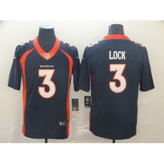 Broncos 3 Drew Lock Navy Vapor Untouchable Limited Jersey Broncos 3 Drew Lock Navy Vapor Untouchable Limited Jersey
