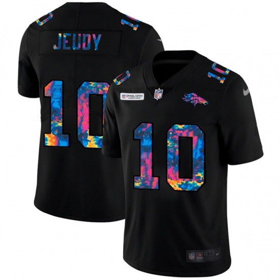 Denver Broncos 10 Jerry Jeudy Men Nike Multi Color Black 2020 NFL Crucial Catch Vapor Untouchable Limited Jersey Denver Broncos 10 Jerry Jeudy Men Nike Multi Color Black 2020 NFL Crucial Catch Vapor Untouchable Limited Jersey