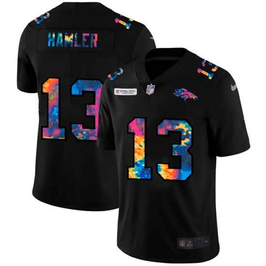 Denver Broncos 13 KJ Hamler Men Nike Multi Color Black 2020 NFL Crucial Catch Vapor Untouchable Limited Jersey Denver Broncos 13 KJ Hamler Men Nike Multi Color Black 2020 NFL Crucial Catch Vapor Untouchable Limited Jersey