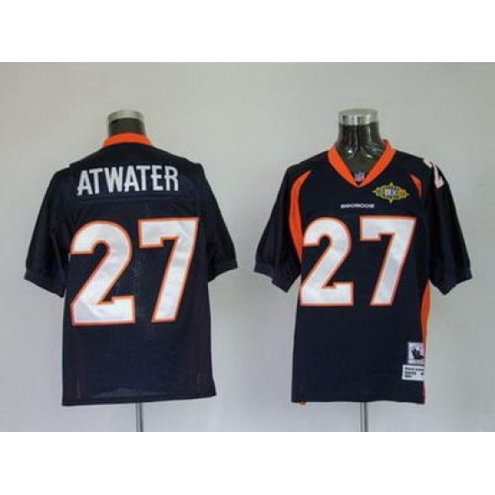Denver Broncos 27 Atwater Blue Throwback Jerseys Denver Broncos 27 Atwater Blue Throwback Jerseys