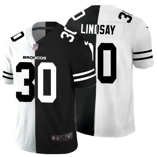 Denver Broncos 30 Phillip Lindsay Men Black V White Peace Split Nike Vapor Untouchable Limited NFL Jersey Denver Broncos 30 Phillip Lindsay Men Black V White Peace Split Nike Vapor Untouchable Limited NFL Jersey