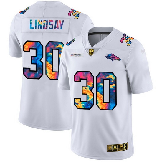 Denver Broncos 30 Phillip Lindsay Men White Nike Multi Color 2020 NFL Crucial Catch Limited NFL Jersey Denver Broncos 30 Phillip Lindsay Men White Nike Multi Color 2020 NFL Crucial Catch Limited NFL Jersey