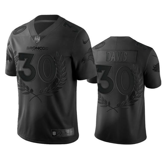 Denver Broncos 30 Terrell Davis Men Nike Black NFL MVP Limited Edition Jersey Denver Broncos 30 Terrell Davis Men Nike Black NFL MVP Limited Edition Jersey