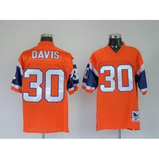 Denver Broncos 30 Terrell Davis Premier Orange Throwback Jerseys Denver Broncos 30 Terrell Davis Premier Orange Throwback Jerseys