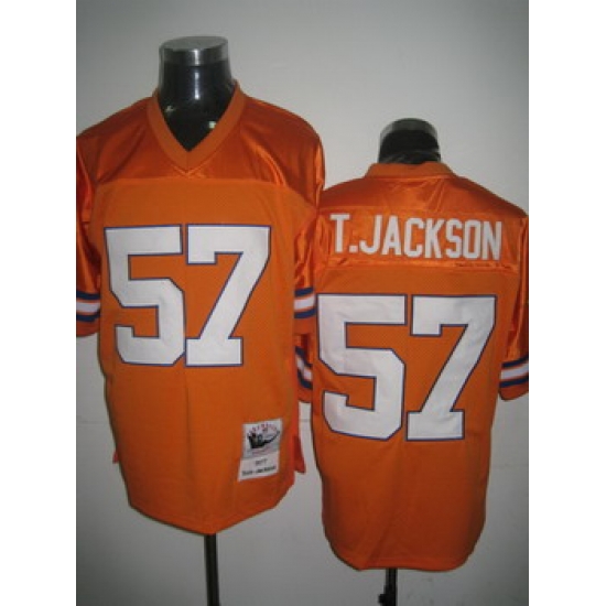 Denver Broncos 57 Jackson Orange Jersey Throwback Denver Broncos 57 Jackson Orange Jersey Throwback