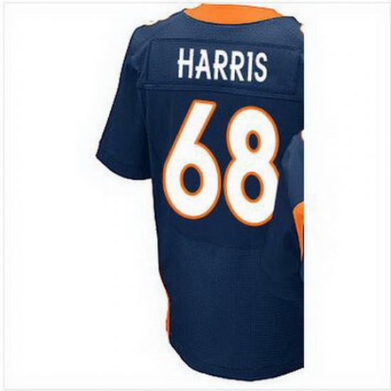 Denver Broncos #68 Ryan Harris blue elite Jersey Denver Broncos #68 Ryan Harris blue elite Jersey
