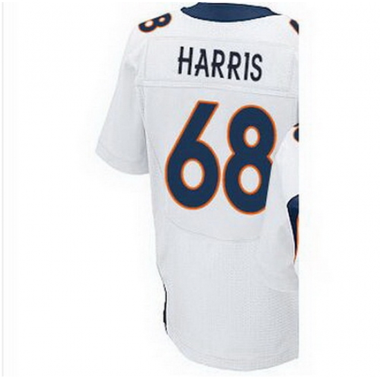 Denver Broncos # 68 Ryan Harris white elite Jersey Denver Broncos # 68 Ryan Harris white elite Jersey