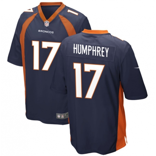 Men Denver Broncos 17 Lil 27Jordan Humphrey Navy Stitched Game Football Jersey Men Denver Broncos 17 Lil 27Jordan Humphrey Navy Stitched Game Football Jersey
