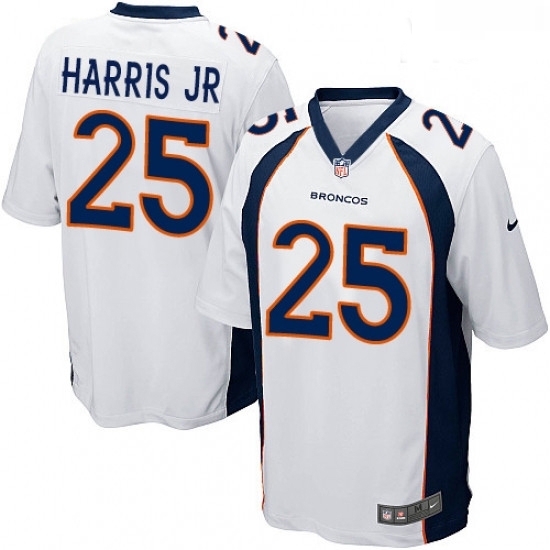 Men Nike Denver Broncos 25 Chris Harris Jr Game White NFL Jersey Men Nike Denver Broncos 25 Chris Harris Jr Game White NFL Jersey
