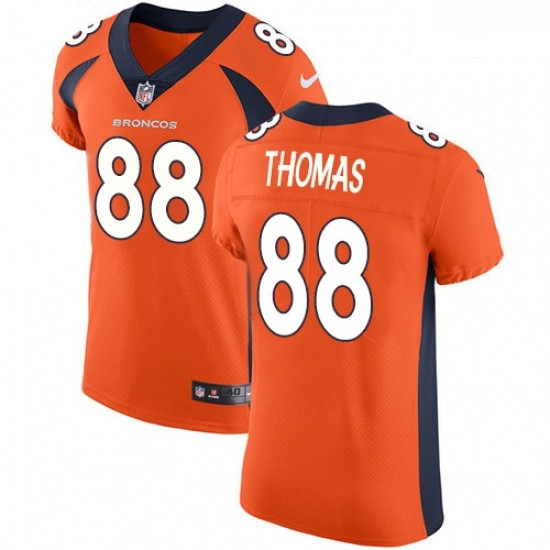 Men Nike Denver Broncos 88 Demaryius Thomas Orange Team Color Vapor Untouchable Elite Player NFL Jersey Men Nike Denver Broncos 88 Demaryius Thomas Orange Team Color Vapor Untouchable Elite Player NFL Jersey