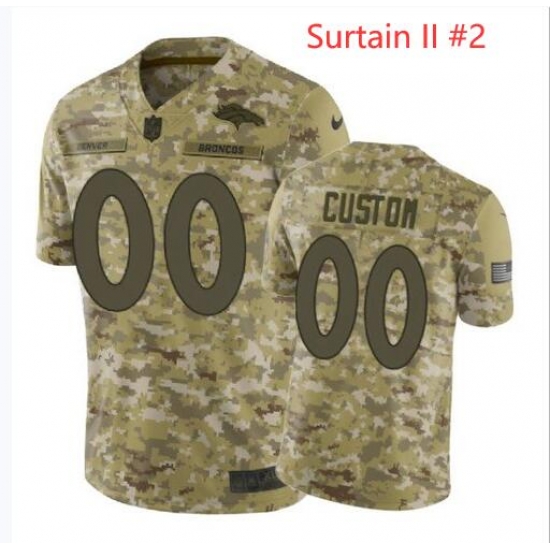 Men Nike Denver Broncos Patrick Surtain #2 2018 Salute To Service Jersey Men Nike Denver Broncos Patrick Surtain #2 2018 Salute To Service Jersey