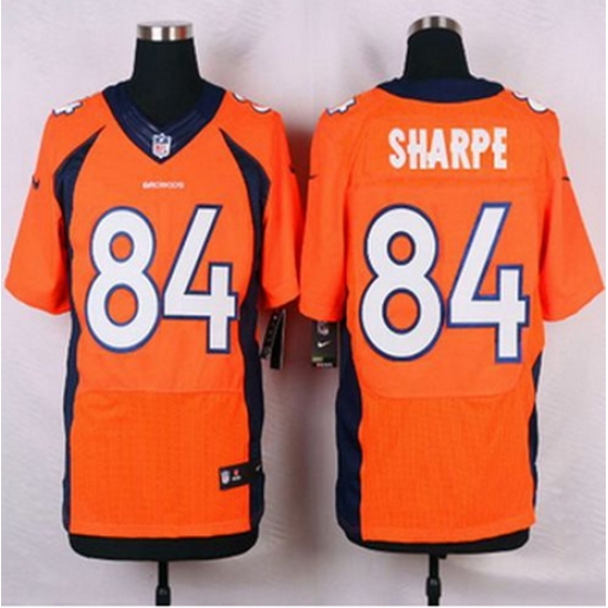 NEW Denver Broncos #84 Shannon Sharpe Orange Team Color Men Stitched NFL Elite jersey NEW Denver Broncos #84 Shannon Sharpe Orange Team Color Men Stitched NFL Elite jersey