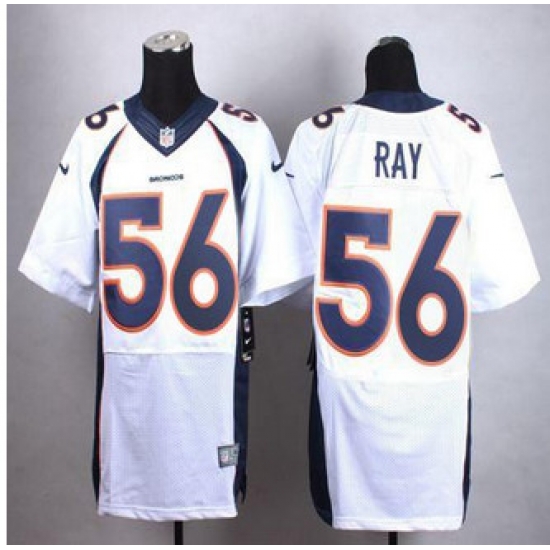 New Broncos #56 Shane Ray White Men's Stitched NFL New Elite Jersey New Broncos #56 Shane Ray White Men's Stitched NFL New Elite Jersey
