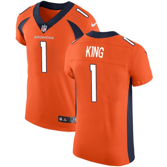 Nike Broncos #1 Marquette King Orange Team Color Mens Stitched NFL Vapor Untouchable Elite Jersey Nike Broncos #1 Marquette King Orange Team Color Mens Stitched NFL Vapor Untouchable Elite Jersey