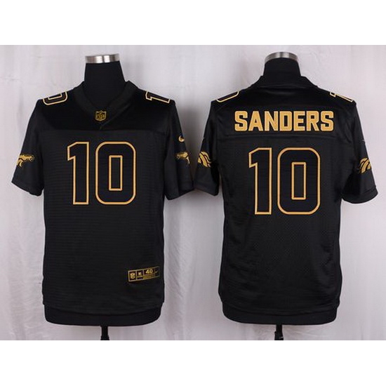Nike Broncos #10 Emmanuel Sanders Black Mens Stitched NFL Elite Pro Line Gold Collection Jersey Nike Broncos #10 Emmanuel Sanders Black Mens Stitched NFL Elite Pro Line Gold Collection Jersey