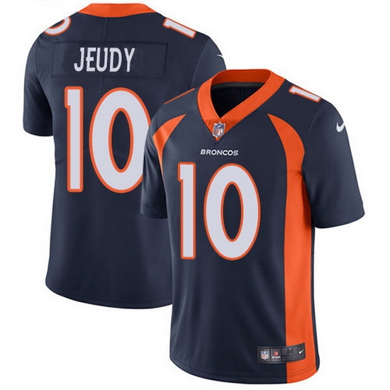 Nike Broncos 10 Jerry Jeudy Navy Blue Alternate Men Stitched NFL Vapor Untouchable Limited Jersey Nike Broncos 10 Jerry Jeudy Navy Blue Alternate Men Stitched NFL Vapor Untouchable Limited Jersey