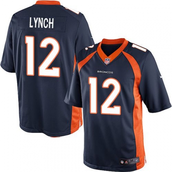 Nike Broncos #12 Paxton Lynch Navy Blue Alternate Mens Stitched NFL Limited Jersey Nike Broncos #12 Paxton Lynch Navy Blue Alternate Mens Stitched NFL Limited Jersey