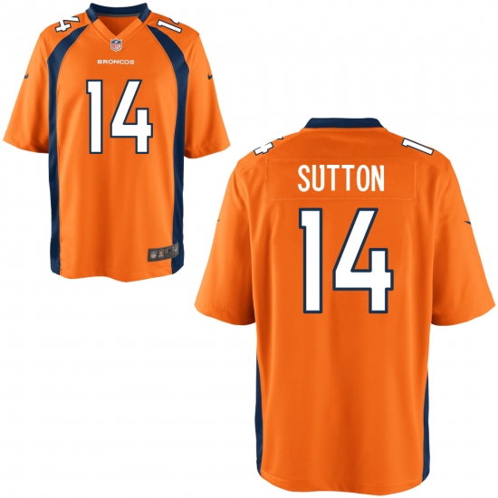 Nike Broncos #14 Courtland Sutton Orange Elite Jersey Nike Broncos #14 Courtland Sutton Orange Elite Jersey