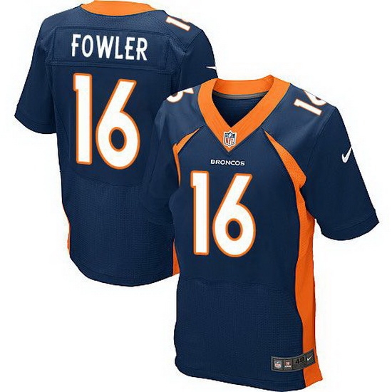 Nike Broncos #16 Bennie Fowler Navy Blue Alternate Mens Stitched NFL New Elite Jersey Nike Broncos #16 Bennie Fowler Navy Blue Alternate Mens Stitched NFL New Elite Jersey