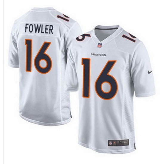Nike Broncos #16 Bennie Fowler White Mens Stitched NFL Game Event Jersey Nike Broncos #16 Bennie Fowler White Mens Stitched NFL Game Event Jersey