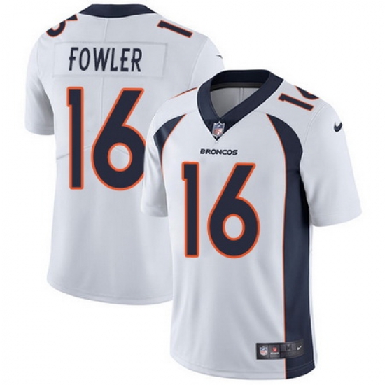 Nike Broncos #16 Bennie Fowler White Mens Stitched NFL Vapor Untouchable Limited Jersey Nike Broncos #16 Bennie Fowler White Mens Stitched NFL Vapor Untouchable Limited Jersey