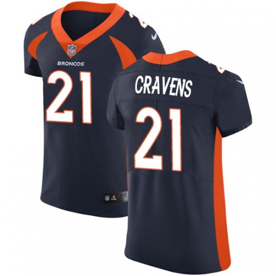 Nike Broncos #21 Su a Cravens Navy Blue Alternate Mens Stitched NFL Vapor Untouchable Elite Jersey Nike Broncos #21 Su a Cravens Navy Blue Alternate Mens Stitched NFL Vapor Untouchable Elite Jersey