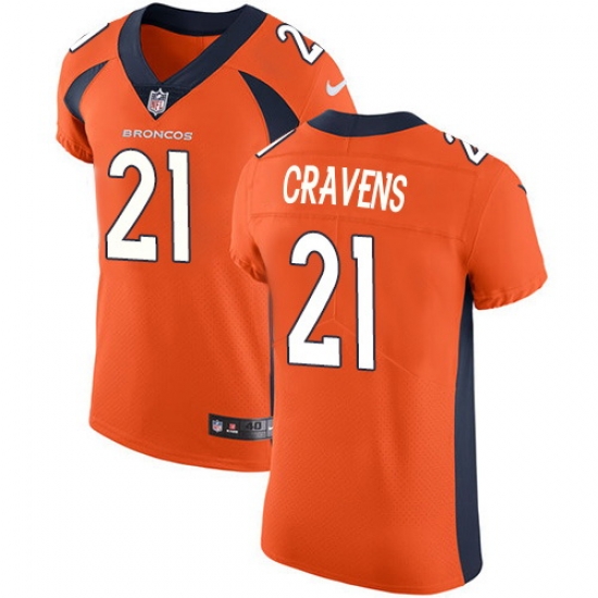 Nike Broncos #21 Su a Cravens Orange Team Color Mens Stitched NFL Vapor Untouchable Elite Jersey Nike Broncos #21 Su a Cravens Orange Team Color Mens Stitched NFL Vapor Untouchable Elite Jersey