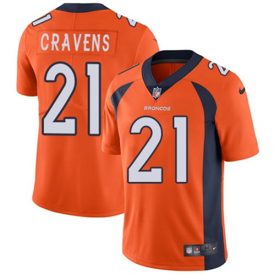 Nike Broncos #21 Su a Cravens Orange Team Color Mens Stitched NFL Vapor Untouchable Limited Jersey Nike Broncos #21 Su a Cravens Orange Team Color Mens Stitched NFL Vapor Untouchable Limited Jersey
