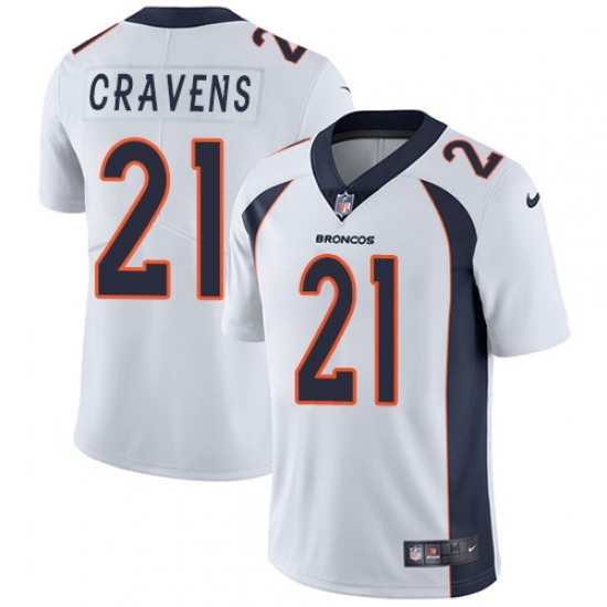 Nike Broncos #21 Su a Cravens White Mens Stitched NFL Vapor Untouchable Limited Jersey Nike Broncos #21 Su a Cravens White Mens Stitched NFL Vapor Untouchable Limited Jersey