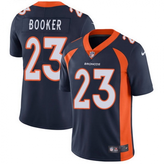 Nike Broncos #23 Devontae Booker Navy Blue Alternate Mens Stitched NFL Vapor Untouchable Limited Jersey Nike Broncos #23 Devontae Booker Navy Blue Alternate Mens Stitched NFL Vapor Untouchable Limited Jersey