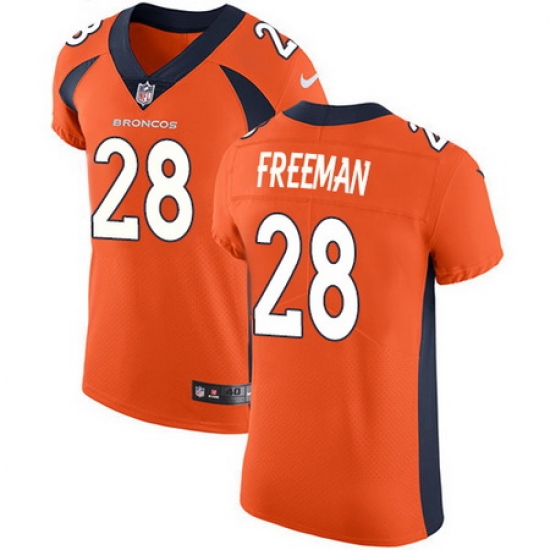 Nike Broncos #28 Royce Freeman Orange Team Color Mens Stitched NFL Vapor Untouchable Elite Jersey Nike Broncos #28 Royce Freeman Orange Team Color Mens Stitched NFL Vapor Untouchable Elite Jersey