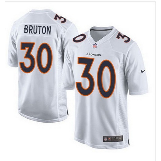 Nike Broncos #30 David Bruton White Mens Stitched NFL Game Event Jersey Nike Broncos #30 David Bruton White Mens Stitched NFL Game Event Jersey