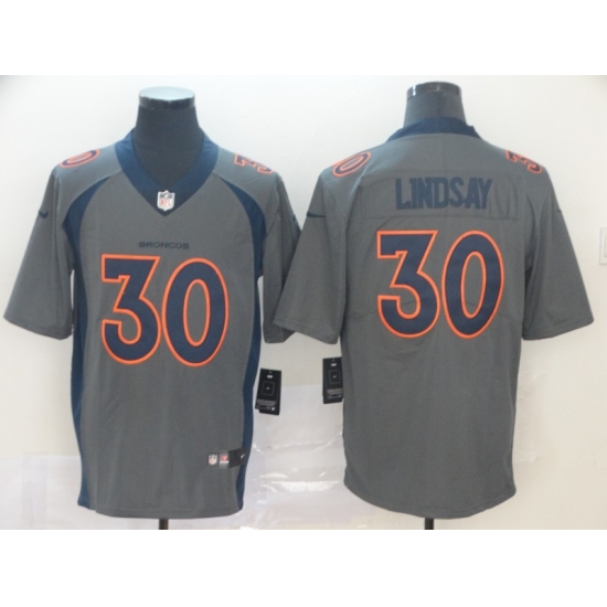 Nike Broncos 30 Phillip Lindsay Gray Inverted Legend Limited Jersey Nike Broncos 30 Phillip Lindsay Gray Inverted Legend Limited Jersey