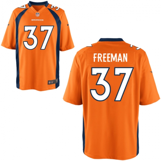 Nike Broncos 37 Royce Freeman Orange Elite Jersey Nike Broncos 37 Royce Freeman Orange Elite Jersey
